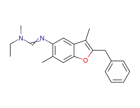 N'-(2-benzyl-3,6-dimethyl-benzofuran-5-yl)-N-ethyl-N-methyl-formamidine