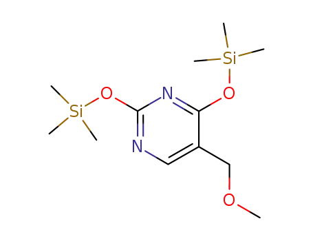 Pyrimidine, 5-(methoxymethyl)-2,4-bis[(trimethylsilyl)oxy]-