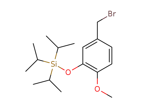 4-methoxy-3-(triisopropylsilanyloxy)benzyl bromide