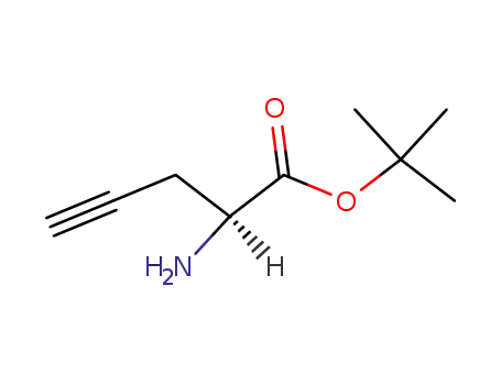 Molecular Structure of 754141-33-8 (4-Pentynoicacid,2-amino-,1,1-dimethylethylester(9CI))