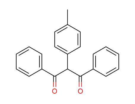 Molecular Structure of 71597-70-1 (1,3-Propanedione, 2-(4-methylphenyl)-1,3-diphenyl-)