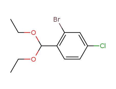2-Bromo-4-chloro-1-(diethoxymethyl)benzene