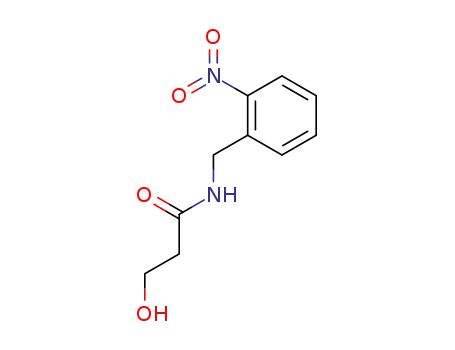 3-hydroxy-N-(2-nitrobenzyl)propanamide