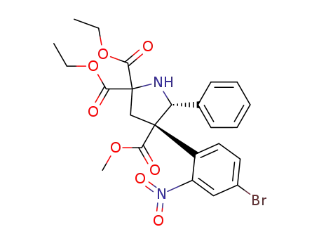 (4S,5R)-2,2-diethyl 4-methyl 4-(4-bromo-2-nitrophenyl)-5-phenylpyrrolidine-2,2,4-tricarboxylate