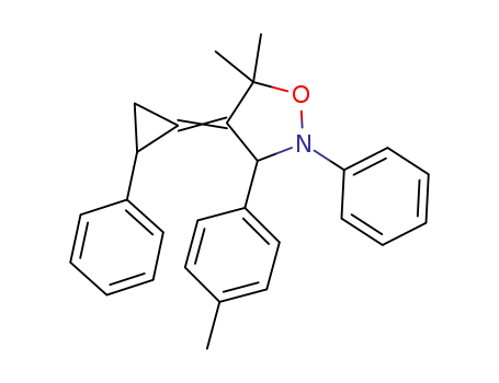 5,5-dimethyl-2-phenyl-4-(2-phenylcyclopropylidene)-3-(p-tolyl)isoxazolidine