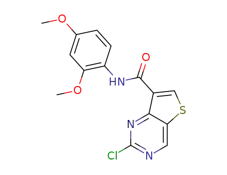 2-chloro-thieno[3,2-d]pyrimidine-7-carboxylic acid(2,4-dimethoxy-phenyl)-amide