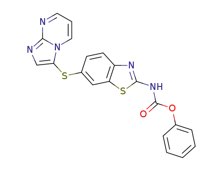 phenyl [6-(imidazo[1,2-a]pyrimidin-3-ylsulphanyl)-1,3-benzothiazol-2-yl]carbamate