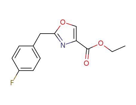ethyl 2-(4-fluorobenzyl)oxazole-4-carboxylate
