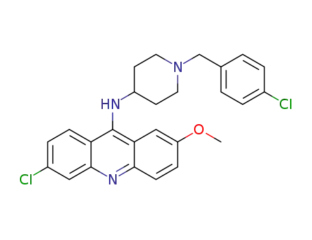 N-(1-(4-chlorobenzyl)piperidin-4-yl)-6-chloro-2-methoxyacridin-9-amine