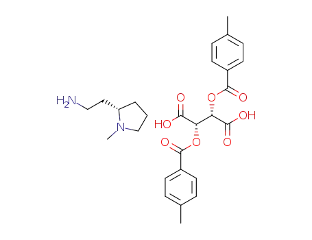 (-)-2-(2-aminoethyl)-1-methylpyrrolidine O,O'-di-p-toluoyl-D-tartaric acid salt
