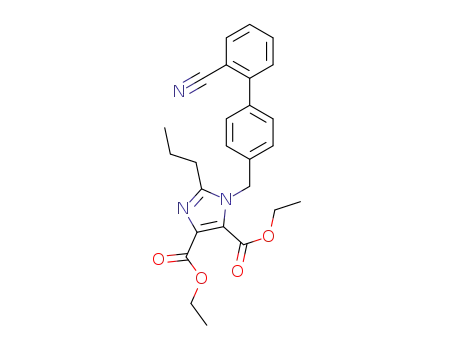 diethyl 1-(2'-cyanobiphenyl-4-yl)methyl-2-propyl-1H-imidazole-4,5-dicarboxylate