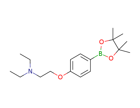 N,N-diethyl-2-[4-(4,4,5,5-tetramethyl-1,3,2-dioxaborolan-2-yl)phenoxy]Ethanamine