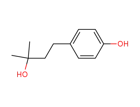 Molecular Structure of 4237-73-4 (4-(3-hydroxy-3-methylbutyl)phenol)