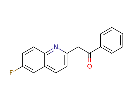 2-(6-fluoroquinolin-2-yl)-1-phenylethanone