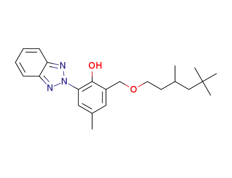 Molecular Structure of 1314118-39-2 (2-(2H-benzotriazol-2-yl)-4-methyl-6-(3,5,5-trimethylhexyloxymethyl)phenol)