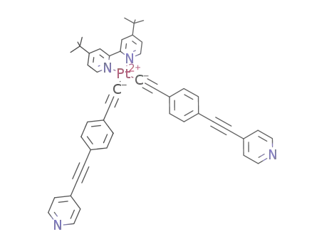 [(4,4'-di(tert-butyl)-2,2'-bipyridine)Pt(CCC<sub>6</sub>H<sub>4</sub>CCC<sub>5</sub>H<sub>4</sub>N)2]