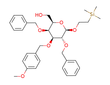 2-(trimethylsilyl)ethyl 2,4-di-O-benzyl-3-O-p-methoxybenzyl-β-D-galactopyranoside