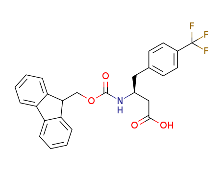 (S)-3-((((9H-Fluoren-9-yl)methoxy)carbonyl)amino)-4-(4-(trifluoromethyl)phenyl)butanoic acid