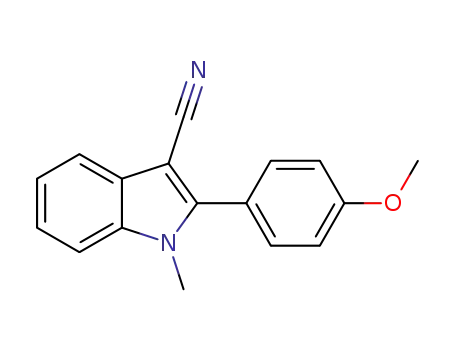 2-(4-methoxyphenyl)-1-methyl-1H-indole-3-carbonitrile