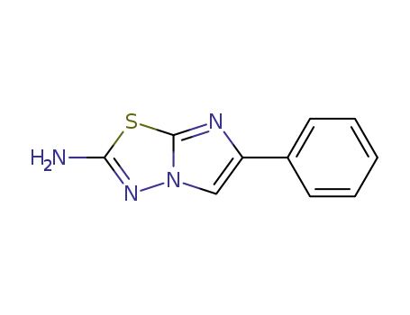Molecular Structure of 10136-64-8 (6-PHENYL-IMIDAZO[2,1-B][1,3,4]THIADIAZOL-2-YLAMINE)