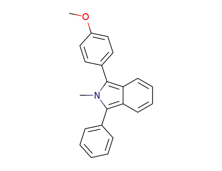 Molecular Structure of 1265964-71-3 (1-(4-methoxyphenyl)-2-methyl-3-phenylisoindole)