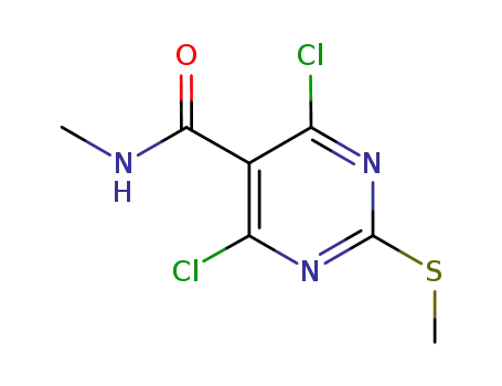 4,6-dichloro-N-methyl-2-(methylthio)pyrimidine-5-carboxamide