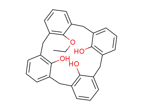 Molecular Structure of 138240-24-1 (25-ETHOXYCALIX[4!ARENE)