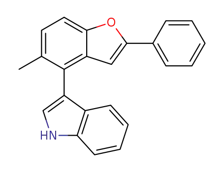 3-(5-methyl-2-phenylbenzofuran-4-yl)-1H-indole