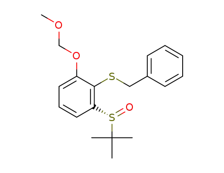 (R)-benzyl (2-(tert-butylsulfinyl)-6-(methoxymethoxy)phenyl) sulfane