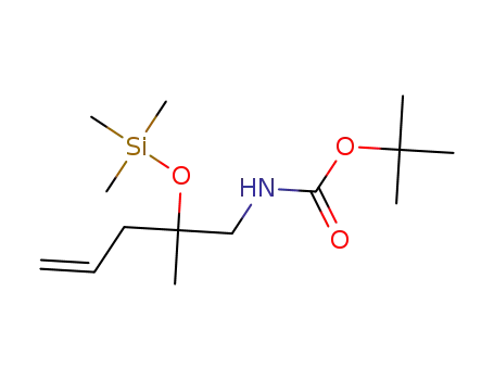 (+/-)-tert-butyl {2-methyl-2-[(trimethylsilyl)oxy]pent-4-en-1-yl}carbamate