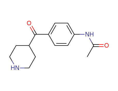 Acetamide,N-[4-(4-piperidinylcarbonyl)phenyl]-