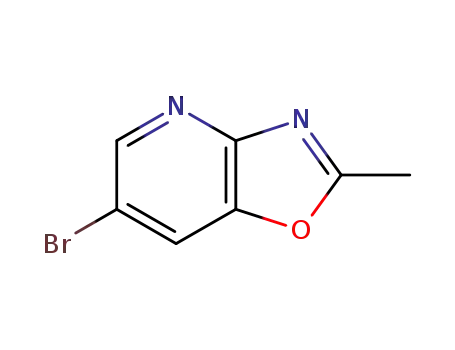 Molecular Structure of 494747-09-0 (6-BROMO-2-METHYLOXAZOLO[4,5-B]PYRIDINE)
