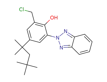 2-(2H-benzotriazol-2-yl)-6-chloromethyl-4-(1,1,3,3-tetramethylbutyl)phenol.
