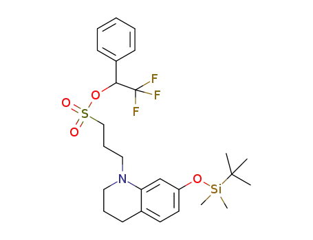 3-[7-(tert-butyldimethylsilanyloxy)-3,4-dihydro-2H-quinolin-1-yl]propane-1-sulfonic acid 2,2,2-trifluoro-1-phenylethyl ester