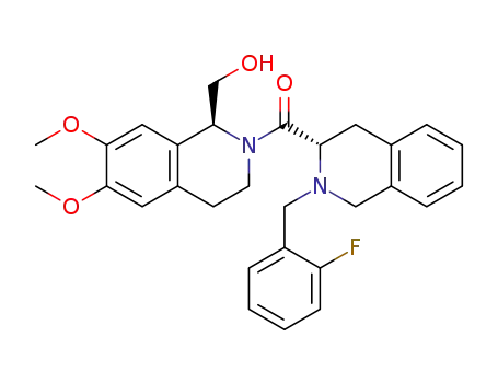 (S)-(2-(2-fluorobenzyl)-1,2,3,4-tetrahydroisoquinolin-3-yl)(1-(hydroxymethyl)-6,7-dimethoxy-3,4-dihydroisoquinolin-2(1H)-yl)methanone