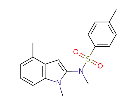 N-(1,4-dimethyl-1H-indol-2-yl)-N,4-dimethylbenzenesulfonamide