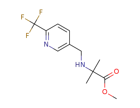 methyl 2-methyl-2-[(6-trifluoromethylpyridin-3-ylmethyl)amino]-propionate