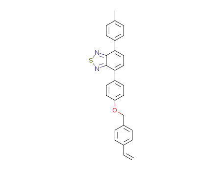 4-p-tolyl-7-[4-(4-vinylbenzyloxy)phenyl]-2,1,3-benzothiadiazole