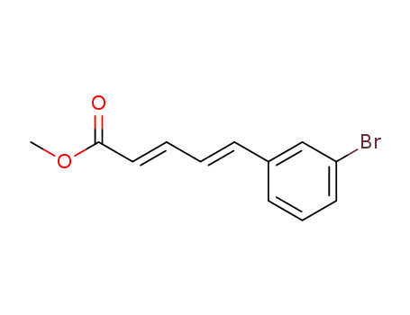 2,4-Pentadienoic acid, 5-(3-bromophenyl)-, methyl ester, (2E,4E)-