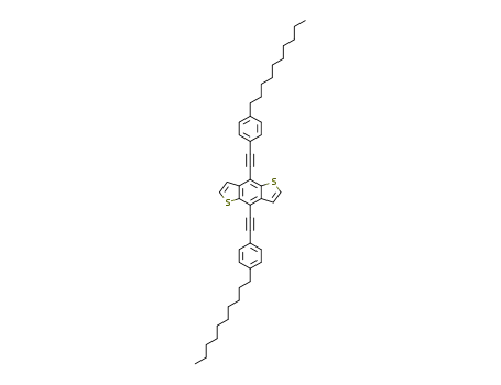 4,8-bis(4-decylphenylethynyl)benzo[1,2-b:4,5-b']dithiophene