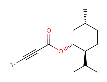 Molecular Structure of 1346267-01-3 (1-bromo-(-)-menthyl propiolate)