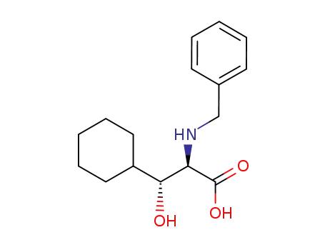 Molecular Structure of 499783-92-5 ((2R,3R)-2-benzylamino-3-cyclohexyl-3-hydroxypropanoic acid)