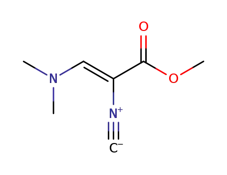 Molecular Structure of 72130-98-4 (METHYL 3-(DIMETHYLAMINO)-2-ISOCYANOACRYLATE)