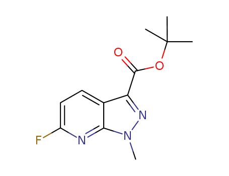 1H-Pyrazolo[3,4-b]pyridine-3-carboxylicacid, 6-fluoro-1-methyl-, 1,1-dimethylethyl ester