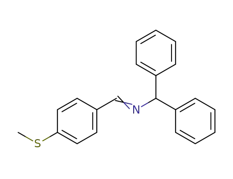 N-(4-(methylthio)benzylidene)diphenylmethanamine