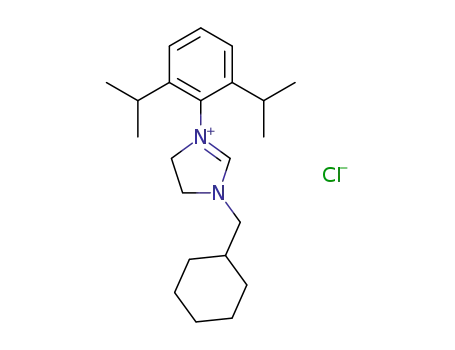 1-cyclohexylmethyl-3-(2,6-diisopropylphenyl)-4,5-dihydro-1H-imidazol-3-ium chloride
