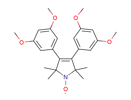 Molecular Structure of 1352457-98-7 (3,4-bis-(3,5-dimethoxyphenyl)-2,2,5,5-tetramethyl-2,5-dihydro-1H-pyrrol-1-yloxyl)