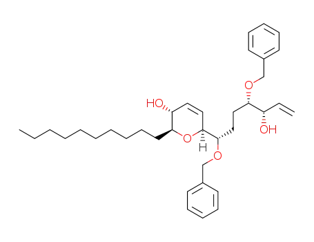(2S,3R,6S)-6-((1S,4S,5S)-1,4-bis(benzyloxy)-5-hydroxyhept-6-enyl)-2-decyl-3,6-dihydro-2H-pyran-3-ol