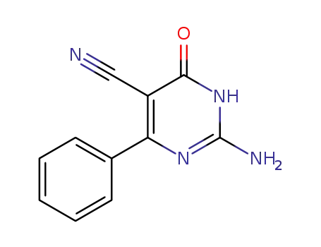 2-amino-1,6-dihydro-6-oxo-4-phenylpyrimidine-5-carbonitrile
