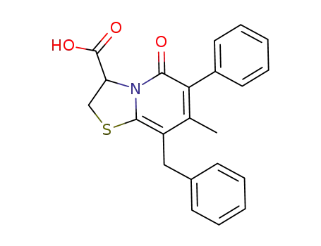 8-benzyl-7-methyl-5-oxo-6-phenyl-2,3-dihydro-5H-thiazolo[3,2-a]pyridine-3-carboxylic acid